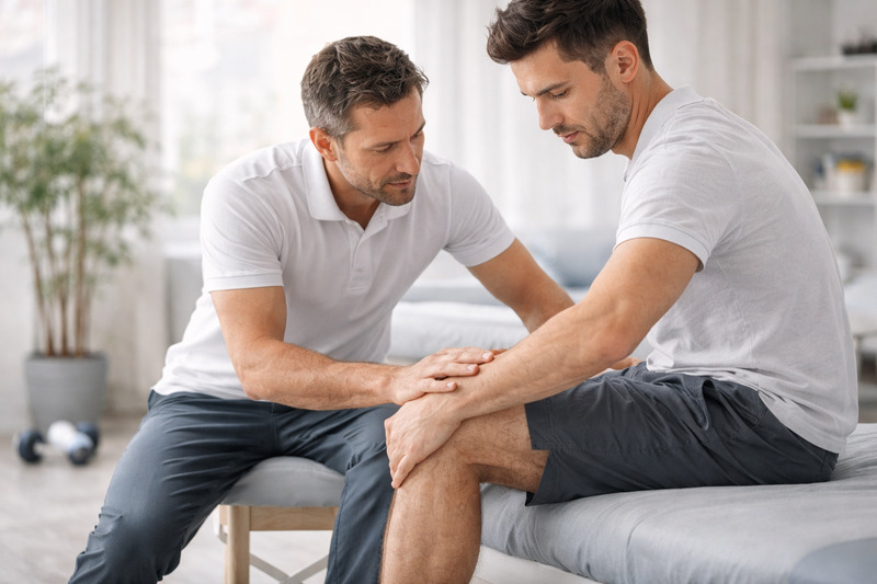 Fotorealistisk bild av armbågsbesvär som tennisarmbåge